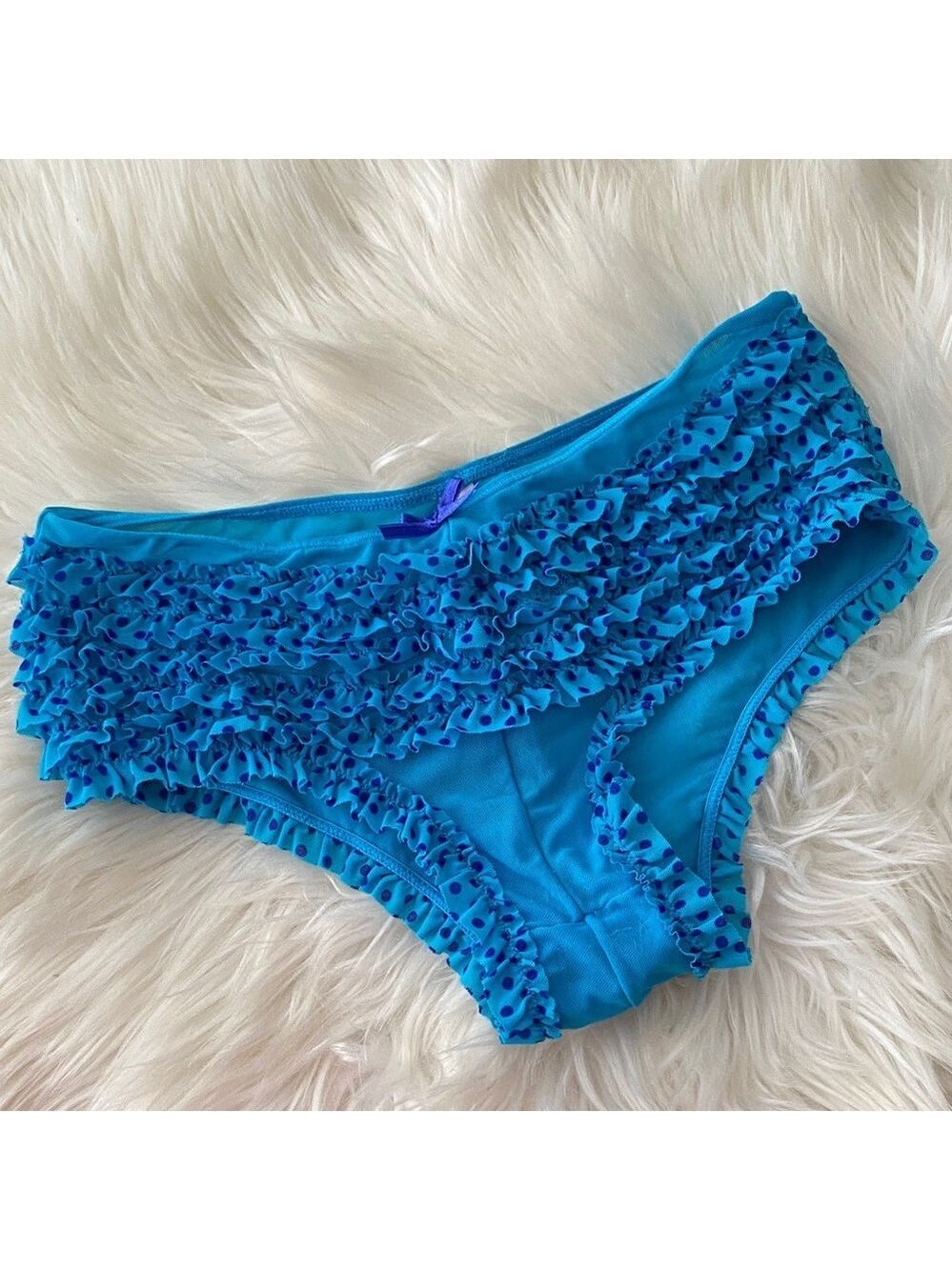 Y2k Ruffle Bikini Briefs - Picture 6 of 6